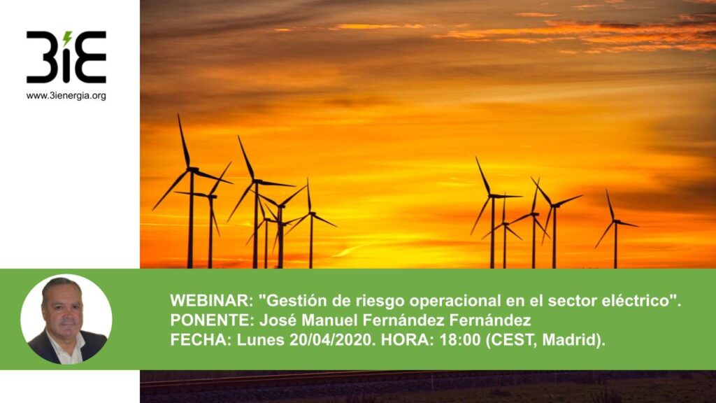 Webinar Gestión de riesgo operacional en el sector eléctrico